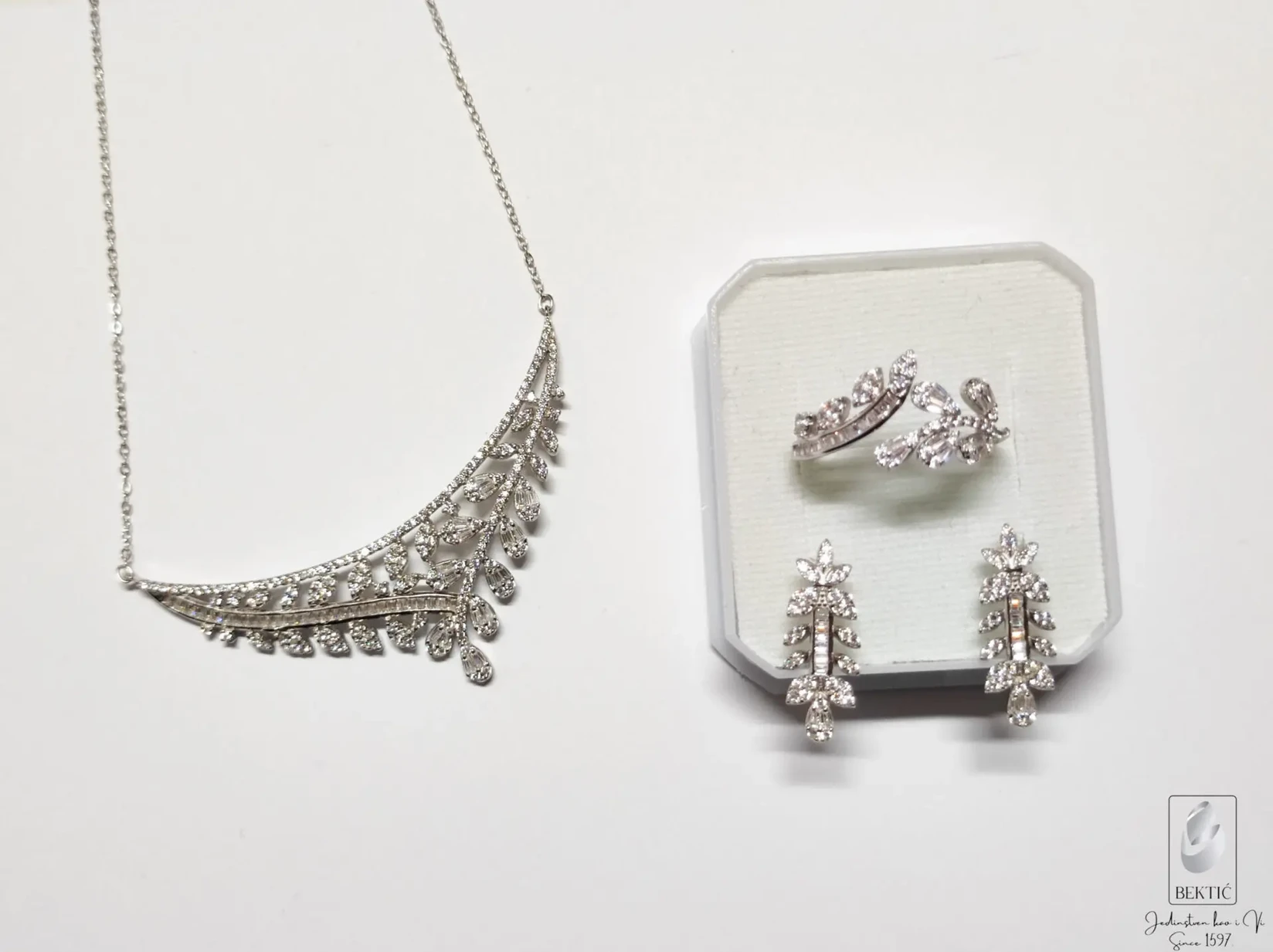 Set srebro 925 cirkon