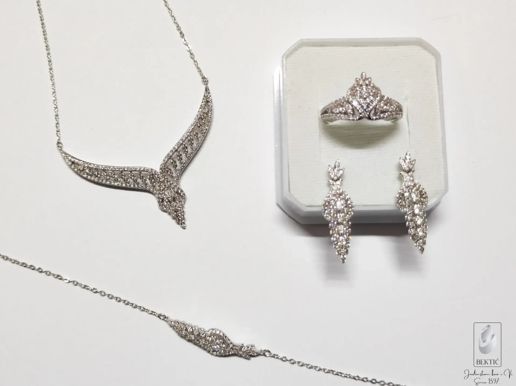 Set srebro 925 cirkon