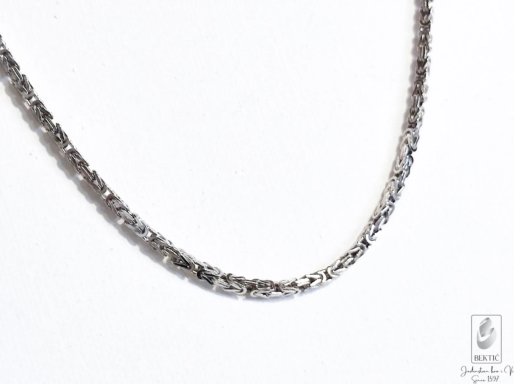 Lanac kraljevski vez/rad 2mm,55cm