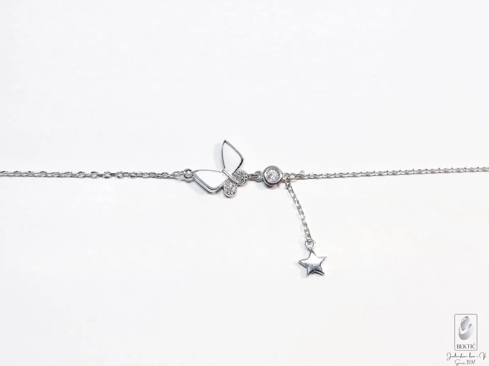 Narukvica srebro 925 sa cirkonima