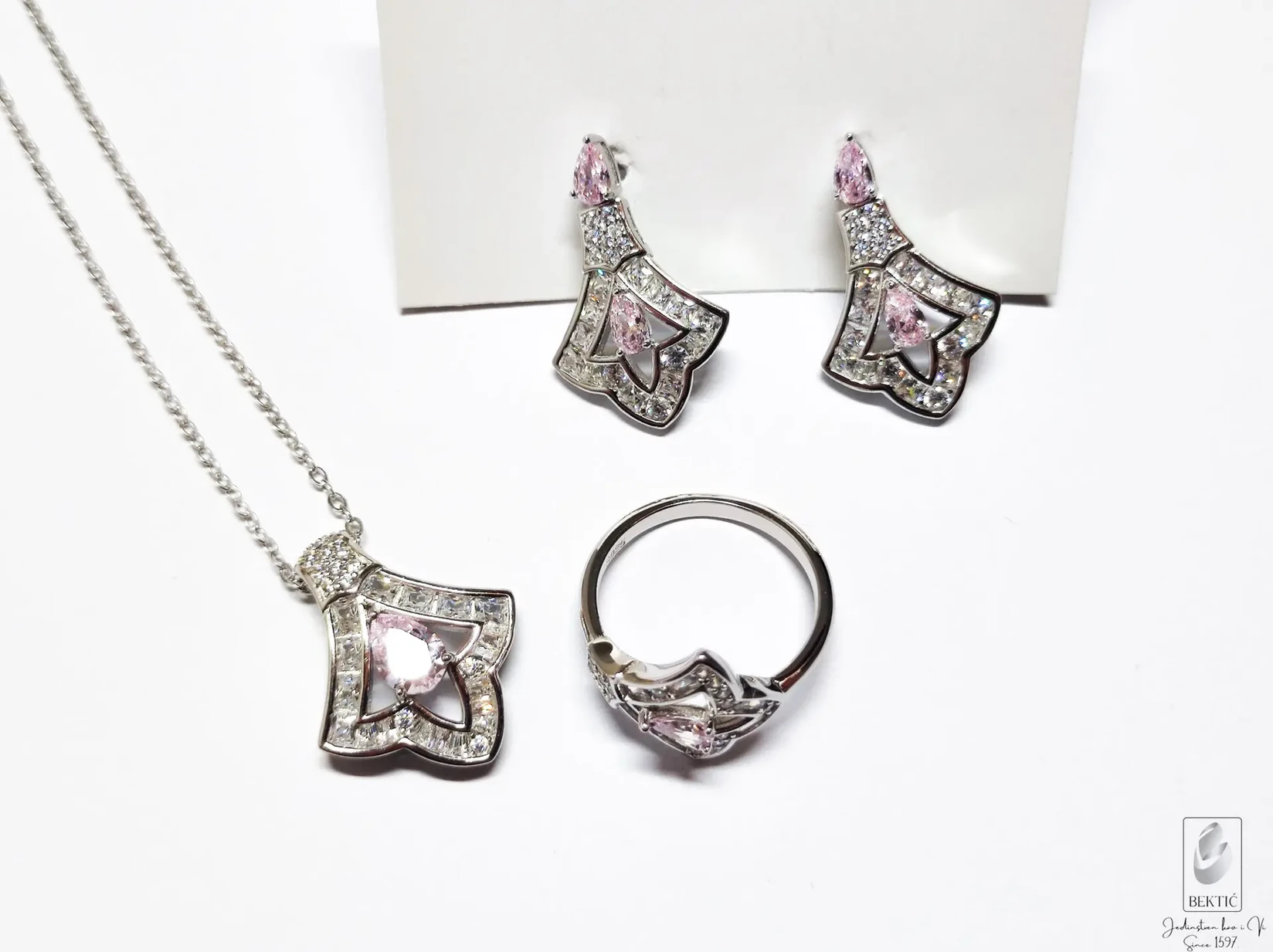 Set srebro 925 sa cirkonima