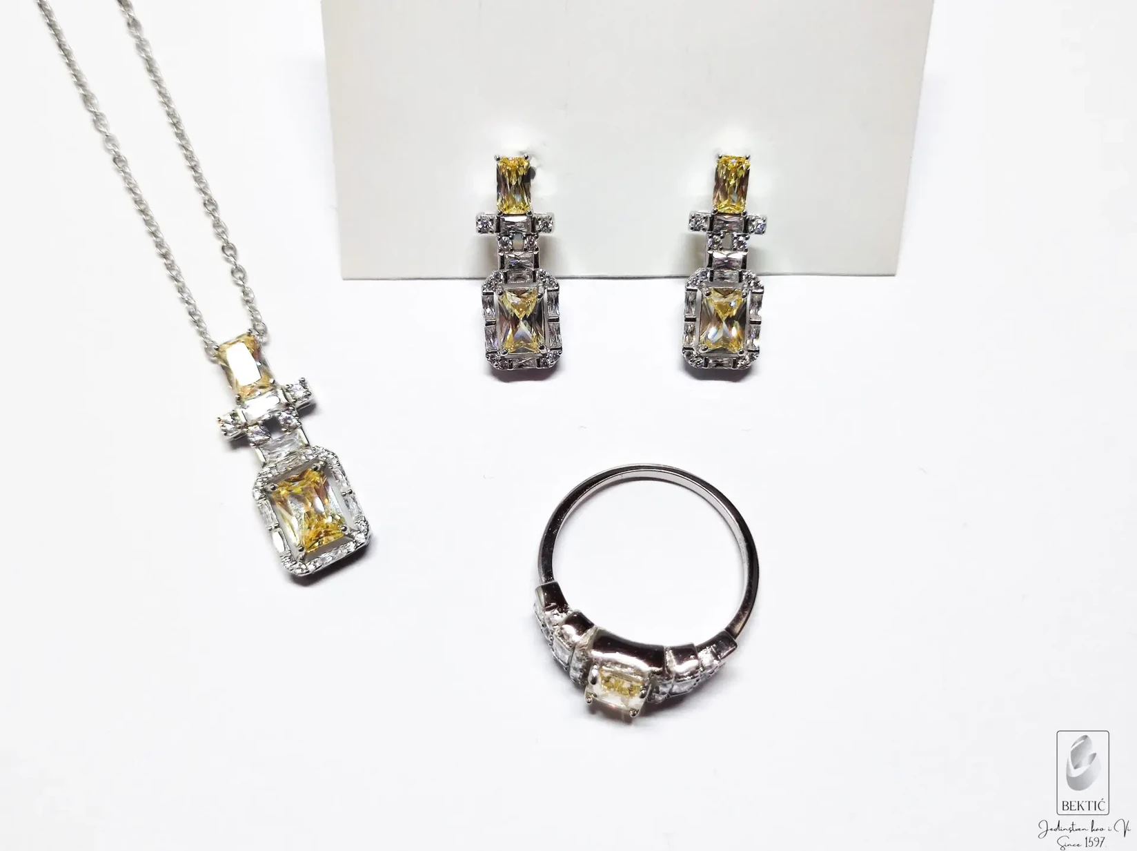 Set srebro 925 sa cirkonima