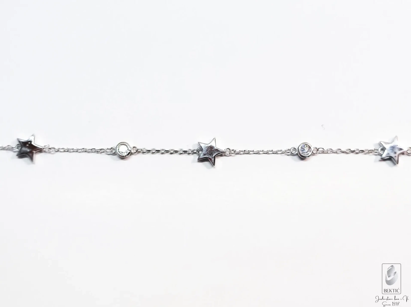 Narukvica srebro 925 sa cirkonima