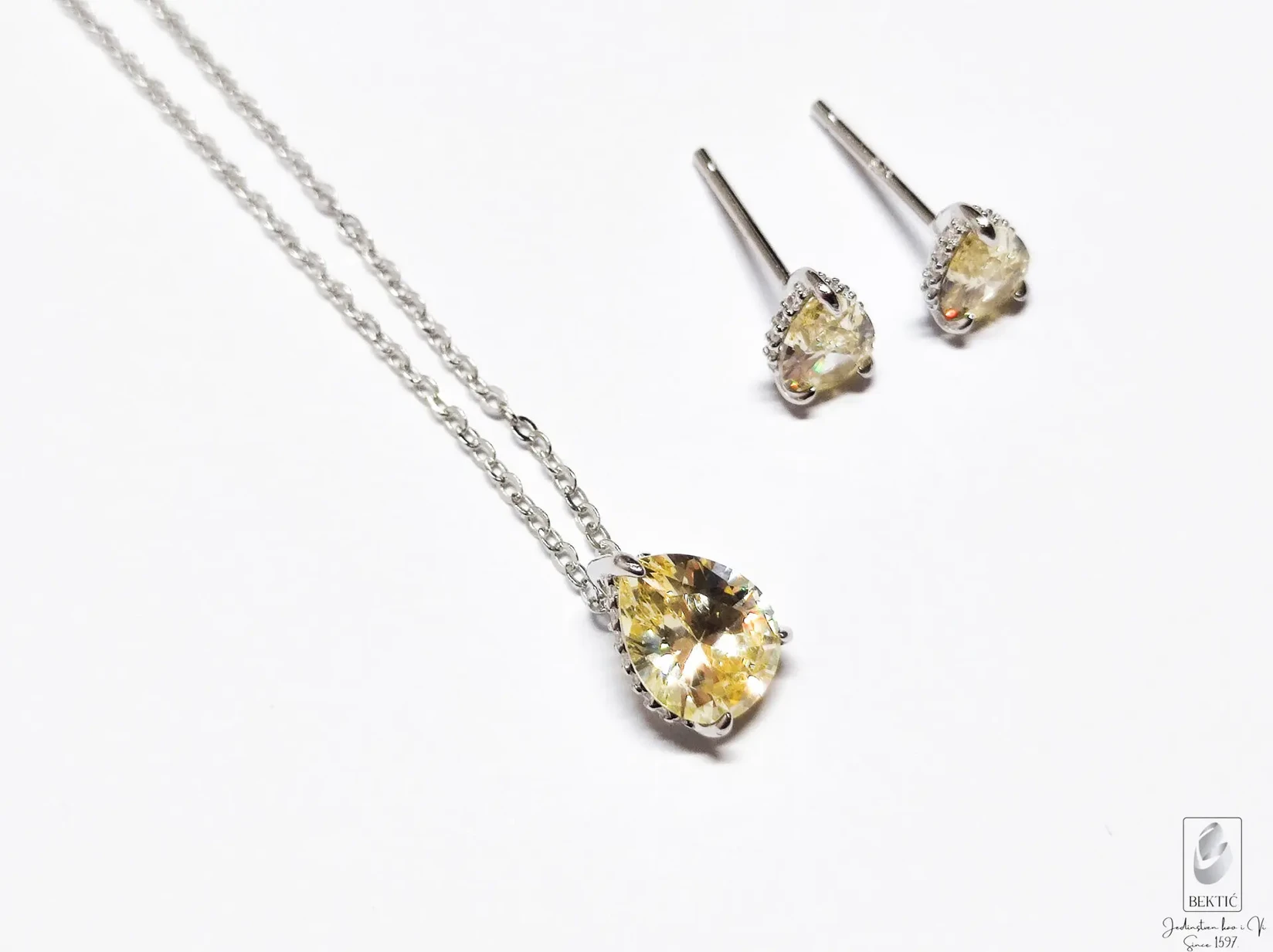 Set srebro 925 sa cirkonima