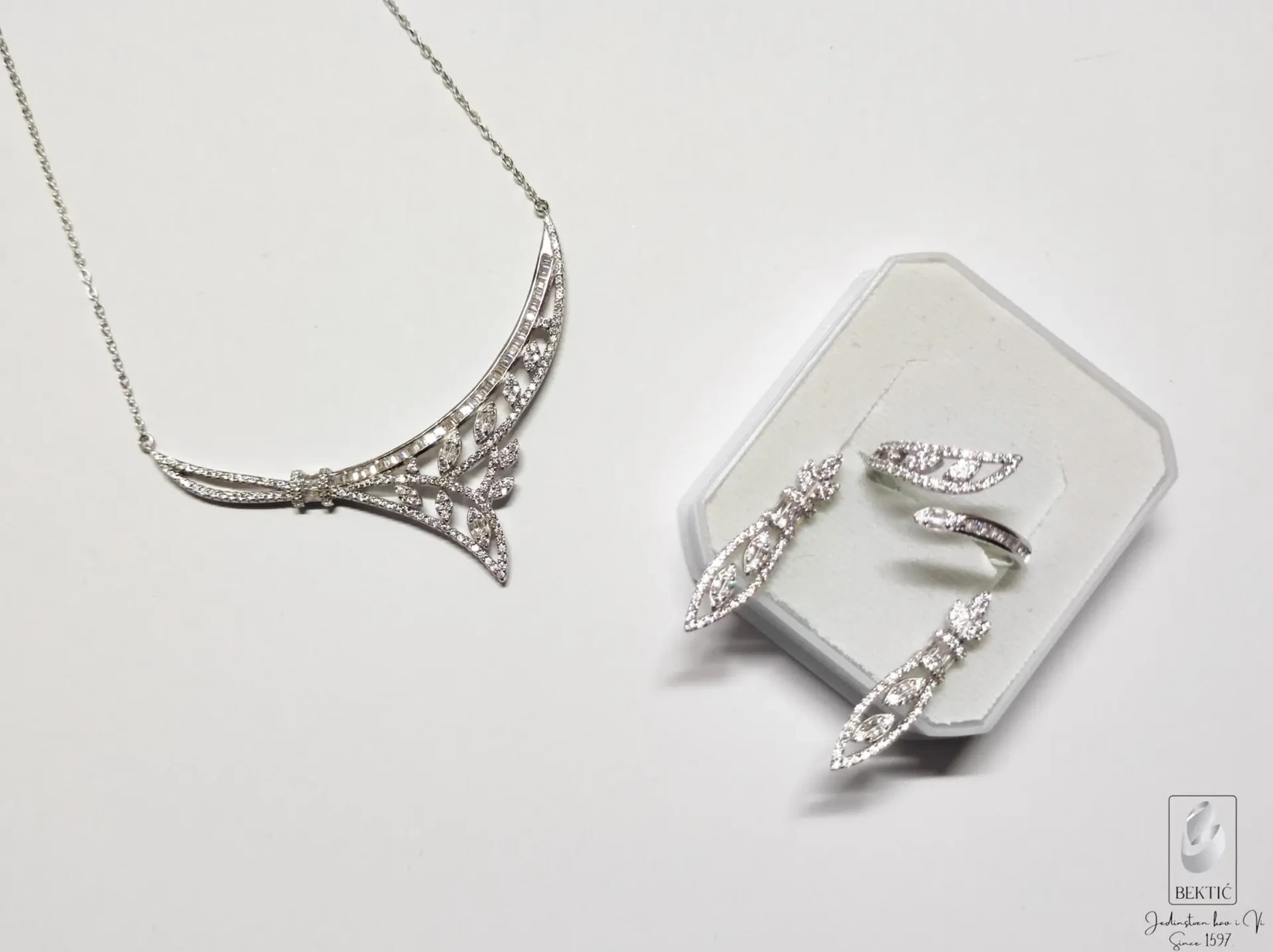 Set srebro 925 cirkon