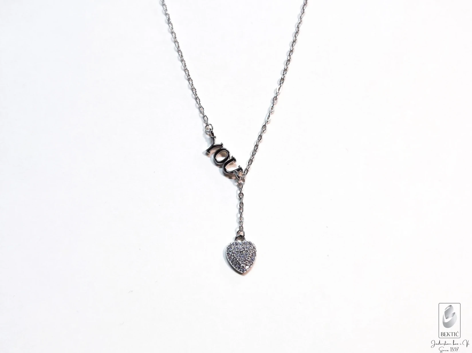 Lančić Klasika 15 - Srebro sa cirkonima