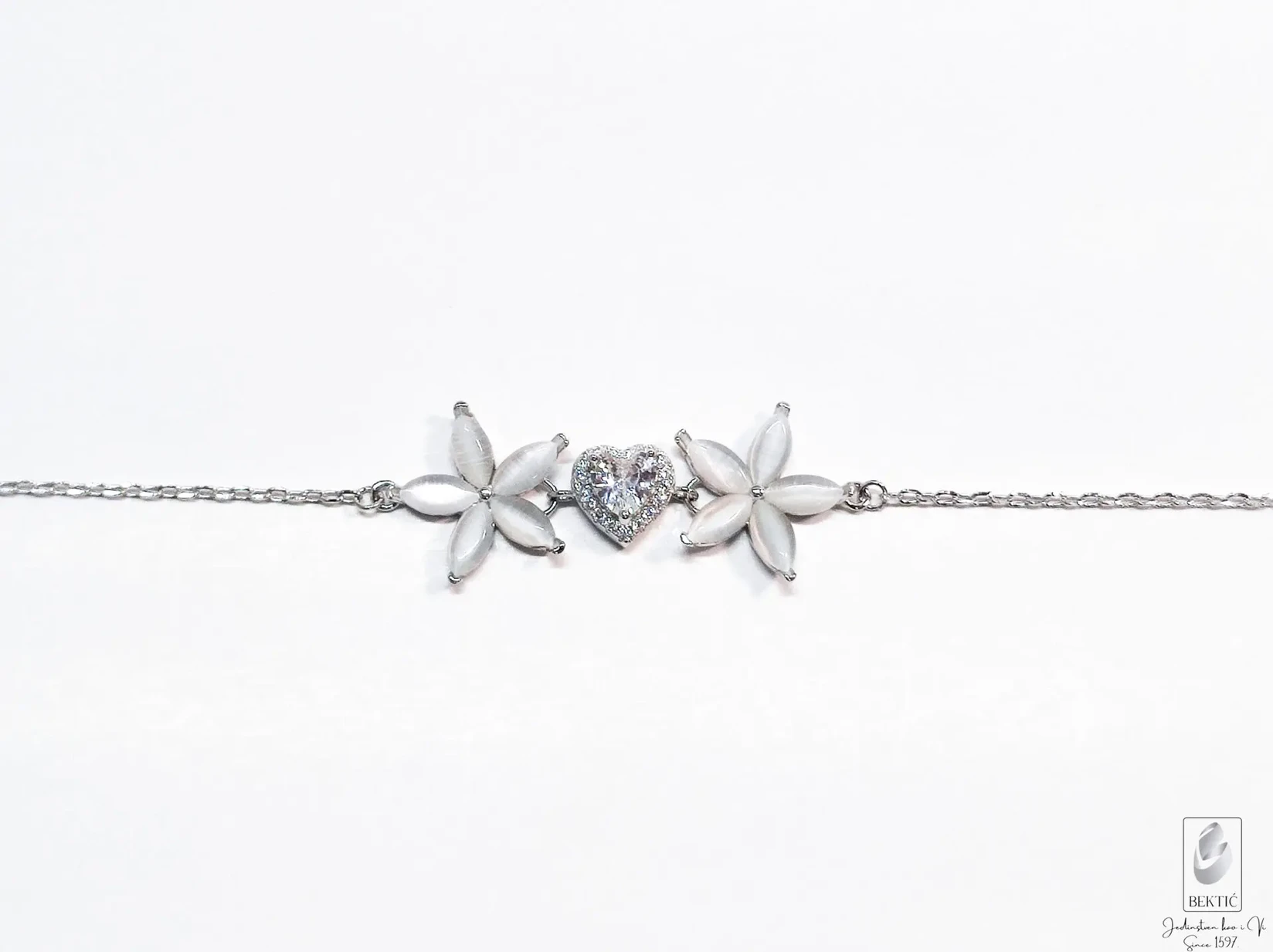 Narukvica srebro 925 sa cirkonima