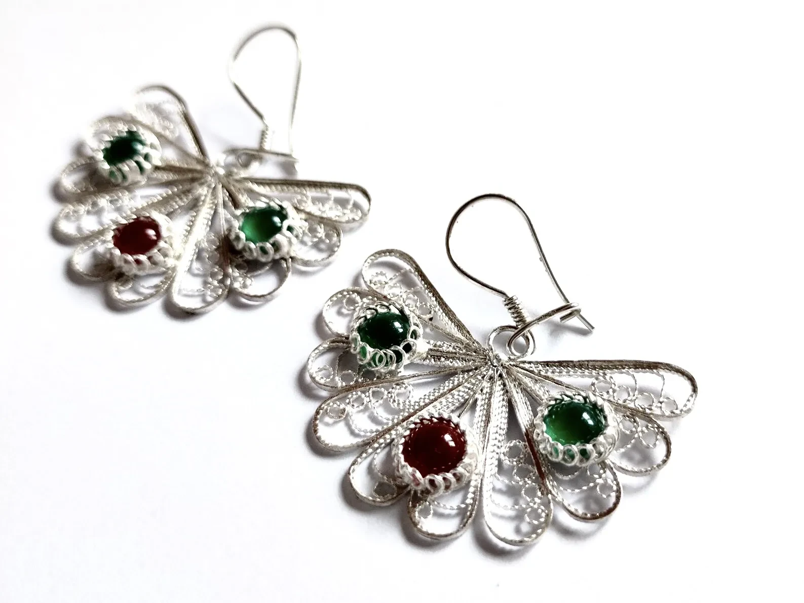 Filigran naušnice srebro filigranske