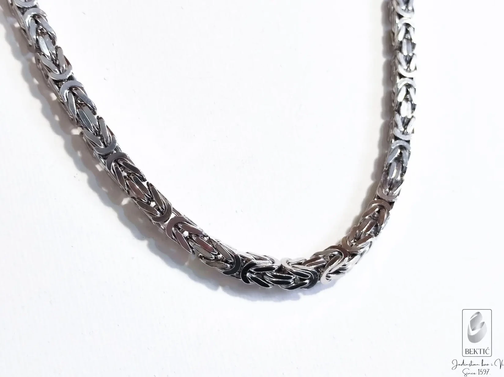 Lanac kraljevski vez/rad 6mm,60cm