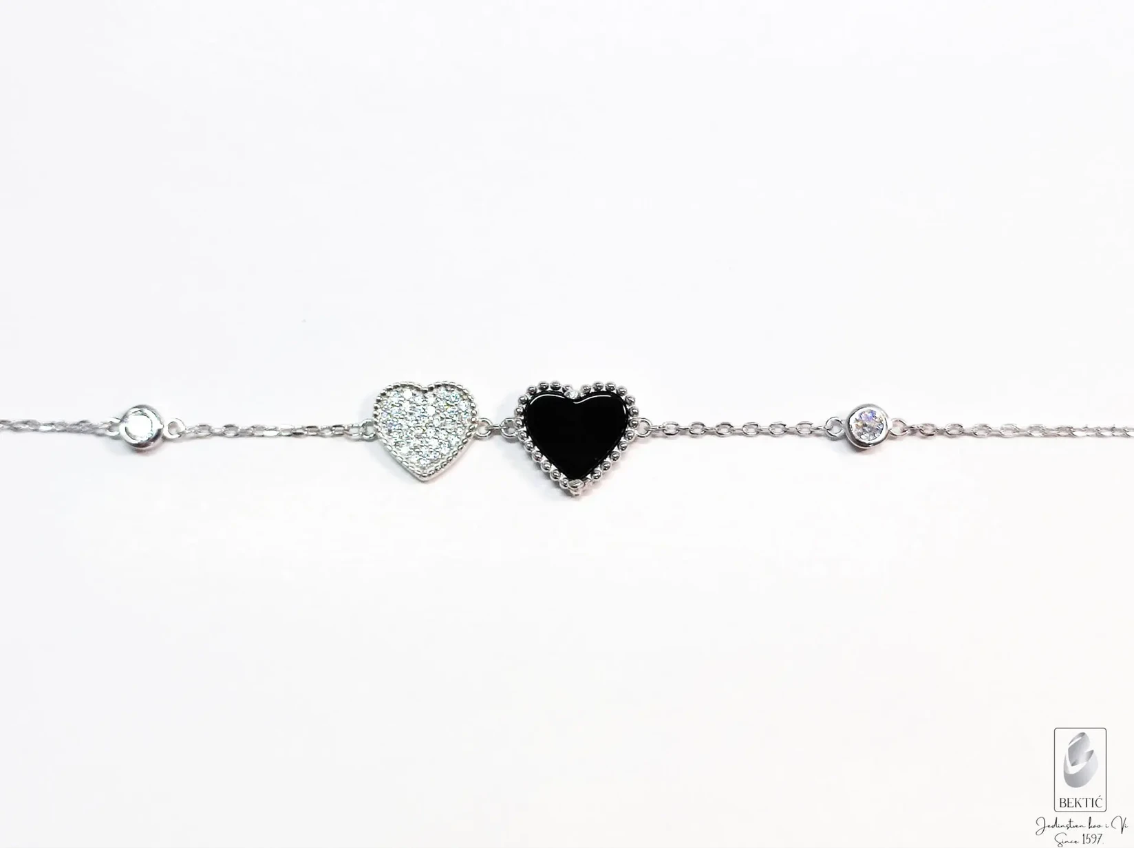 Narukvica srebro 925 sa cirkonima