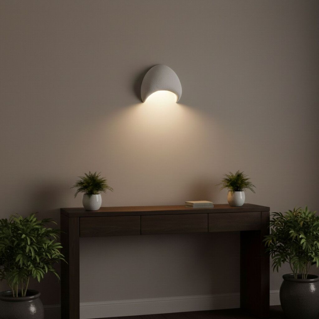 Opviq Zidna lampa LORE-S-LUNA, Bijela