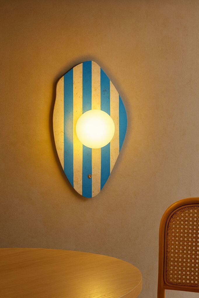 Opviq Zidna lampa Season, bež-plava