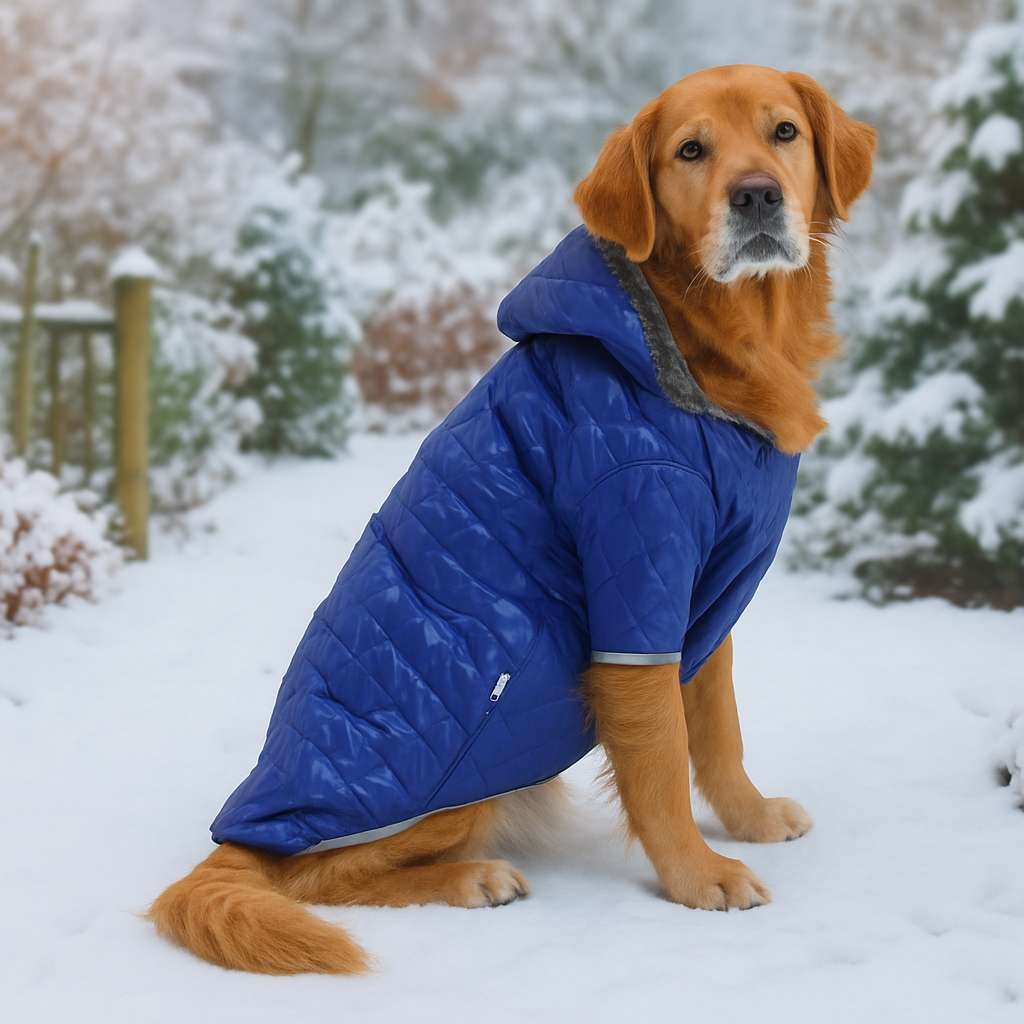 Odijelo za pse s šapama i brkovima, plavo