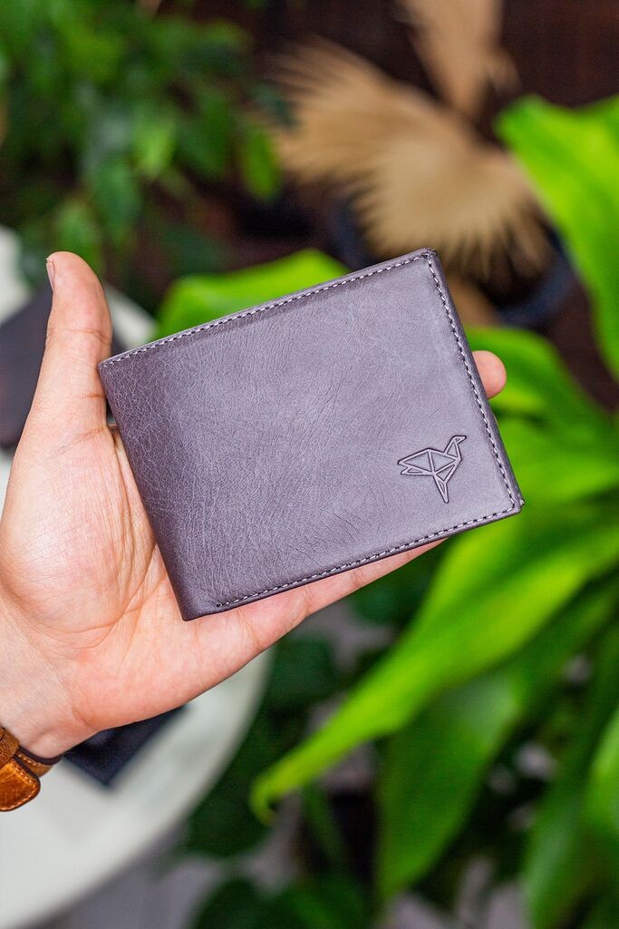 Muški novčanik Bagmore Chapel, sivi