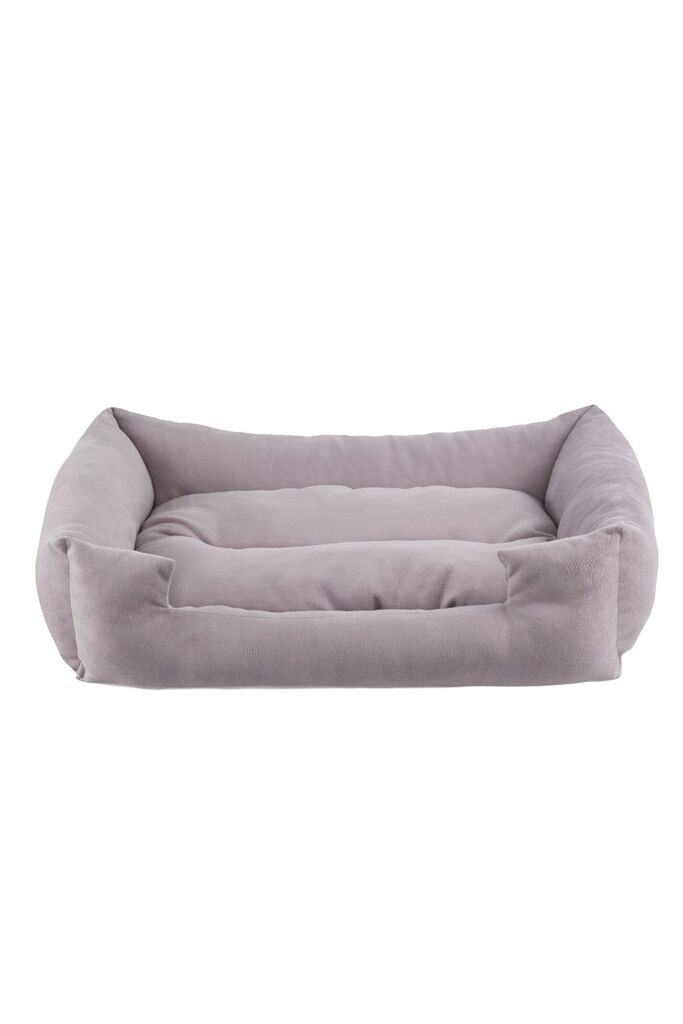 Krevet za kućne ljubimce Paws & Whiskers Kare, 90 × 75 × 18 cm, sivi