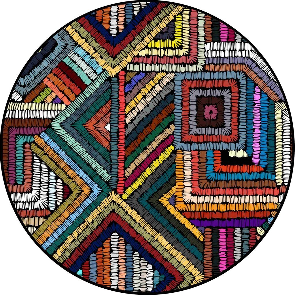 Conceptum Hypnose tepih CT-2183 Y, 120 cm, šareni