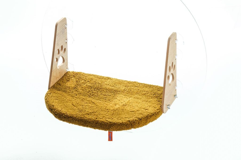 Mačji krevet Paws & Whiskers za prozor, 28 × 47 cm, Zeleni