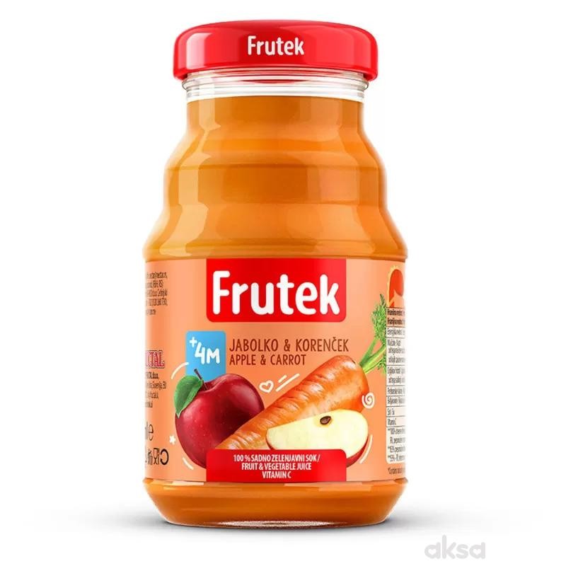 FRUTEK Sok od mrkve i jabuke, 125 ml