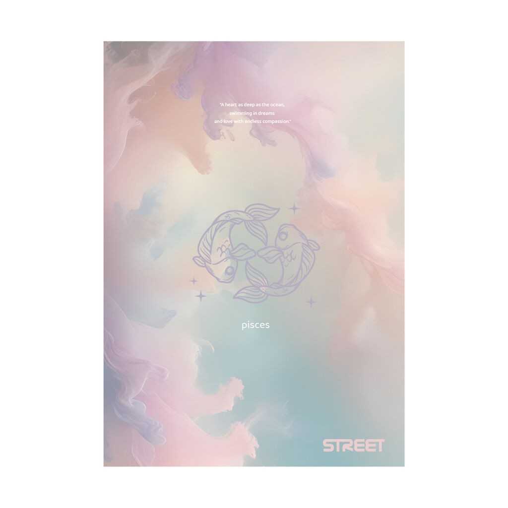 Standard Papir Sveska meka Zodiac Street, A5, 54 Listova