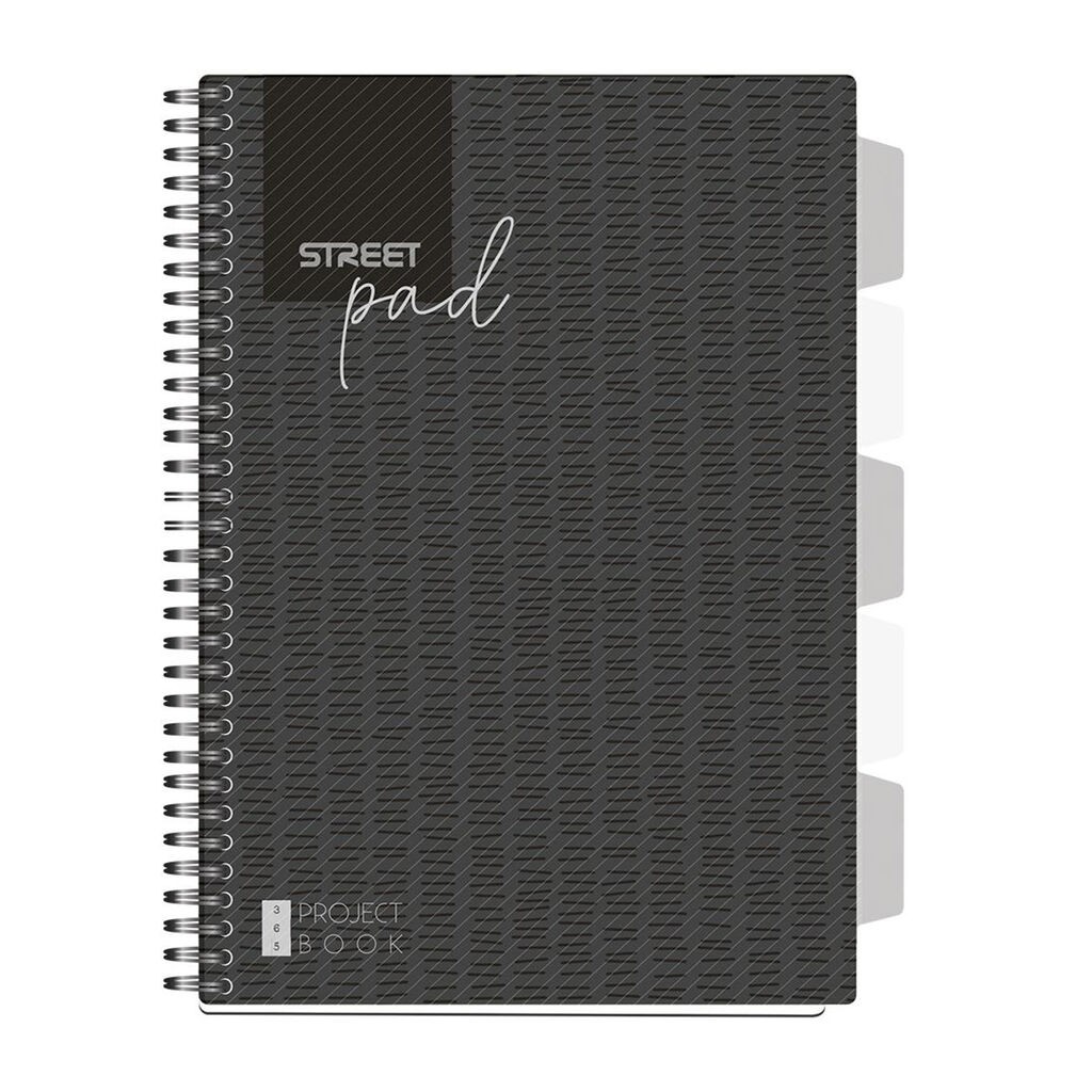 Standard Papir Project book Black, A4, 100 Listova
