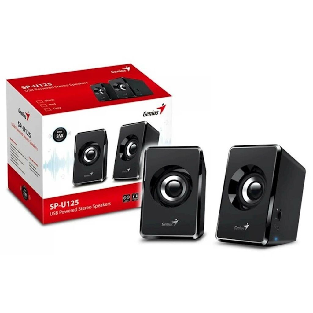 Genius Zvučnik SP-U125 USB, Crni