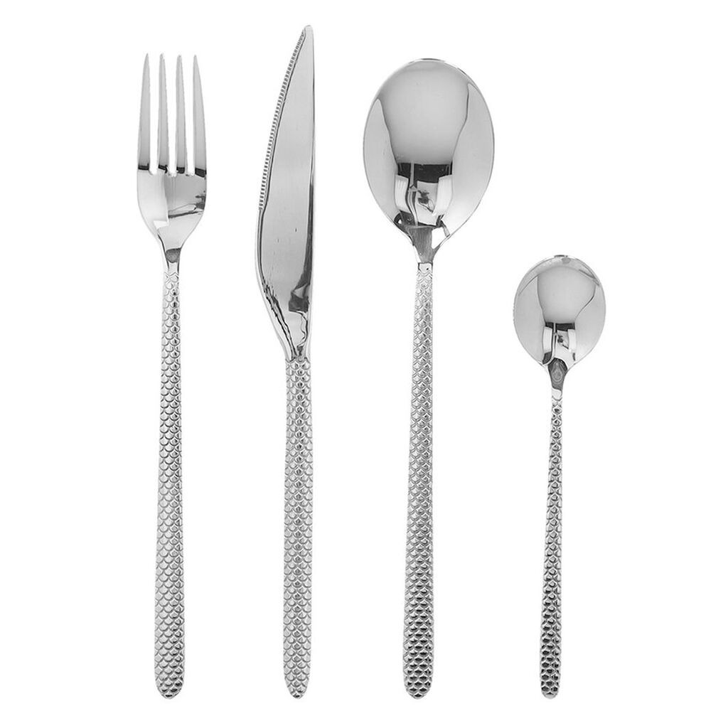 Ophira Escajg set Antony, 24 Komada, 3 mm, Srebrne boje