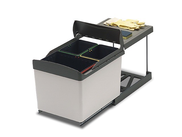 Alveus ALBIO Kanta za smeće 1x16L+2x7.5 l, Roze