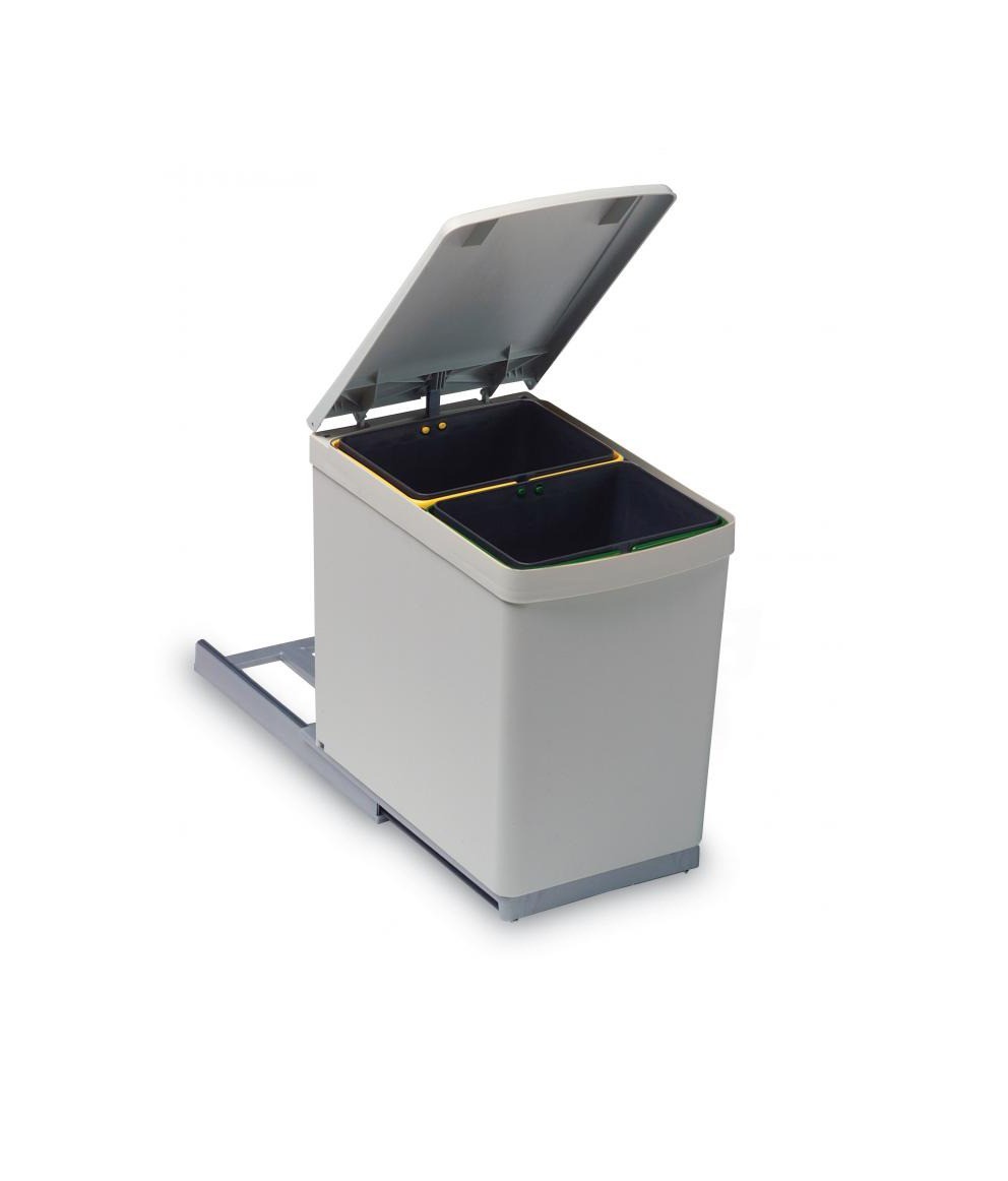 Alveus ALBIO Kanta za smeće 2x7.5 l, Siva