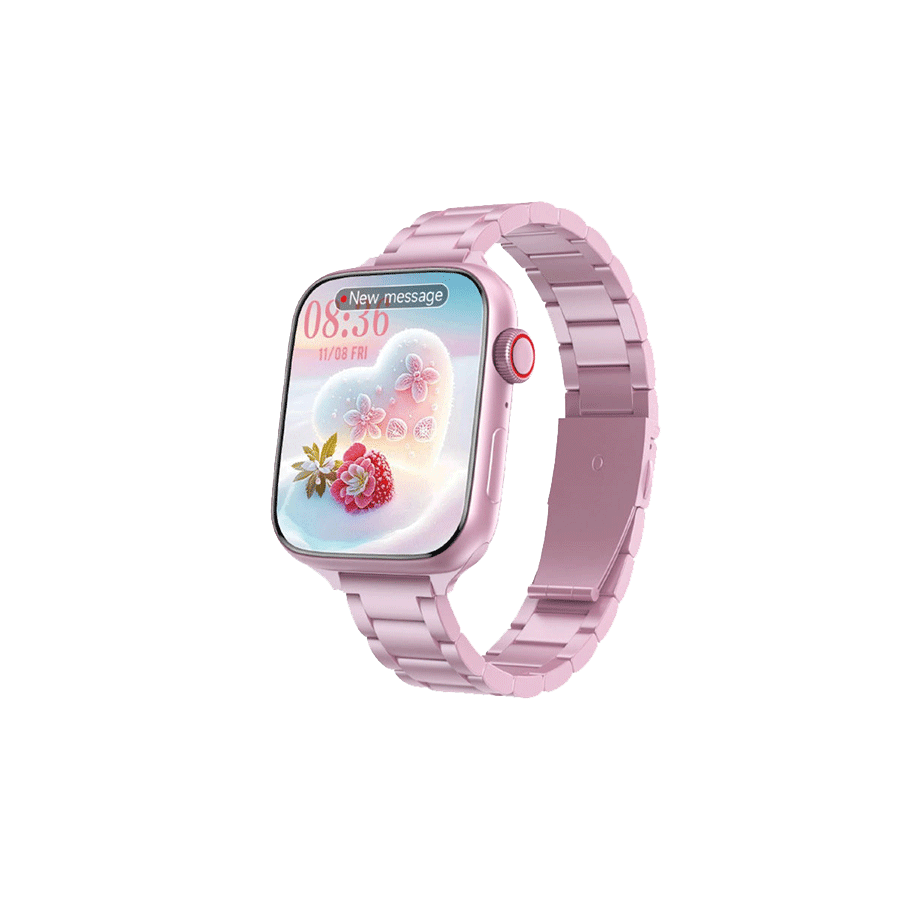 Telzeal Pametni sat TC05 Mini, AMOLED, Roze