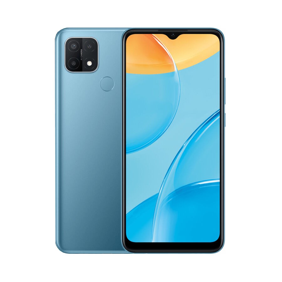 Oppo Mobitel A15s, 6.52", Dual Sim, 4GB/64GB, 4230 mAh, Blue Yoghurt