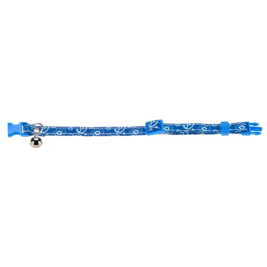 Ferplast Ogrlica za mačke GAT 5627 sa malim zvonom, 20-30 cm x 10 mm, Plava