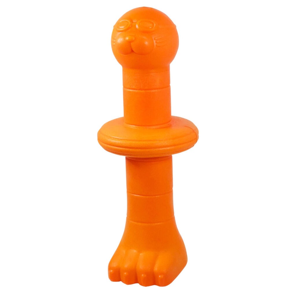 Nobby Igračka za pse TPR Buoy Robbi, 25 cm, Narandžasta