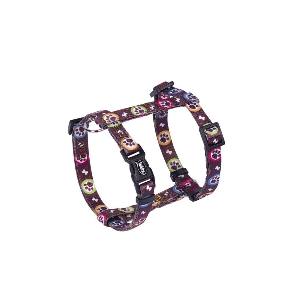 Nobby Prsnik za pse Paw, 25-35 cm x 10 mm, Crni