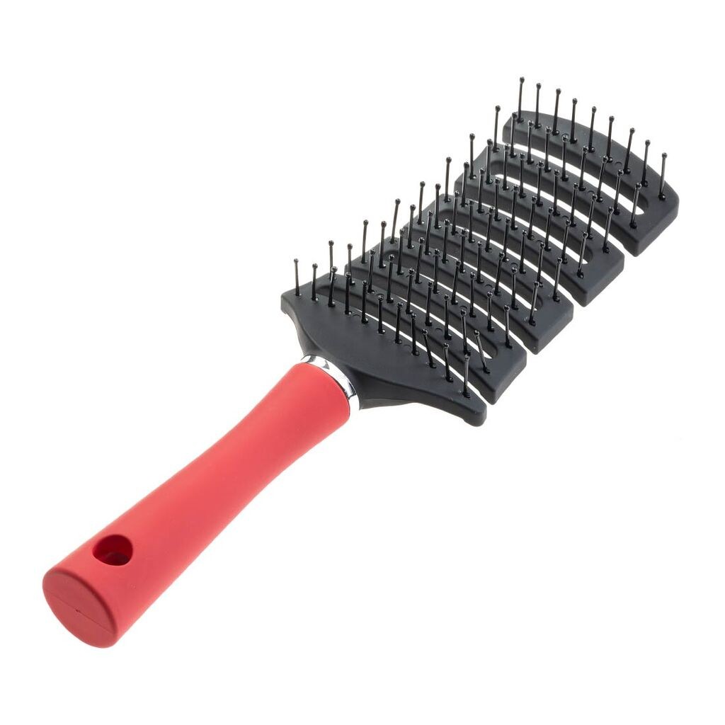 Ferplast Fleksibilna četka za kratke i srednje dugodlake životinje GRO 5921, 25x7.7x4 cm, Roze-siva