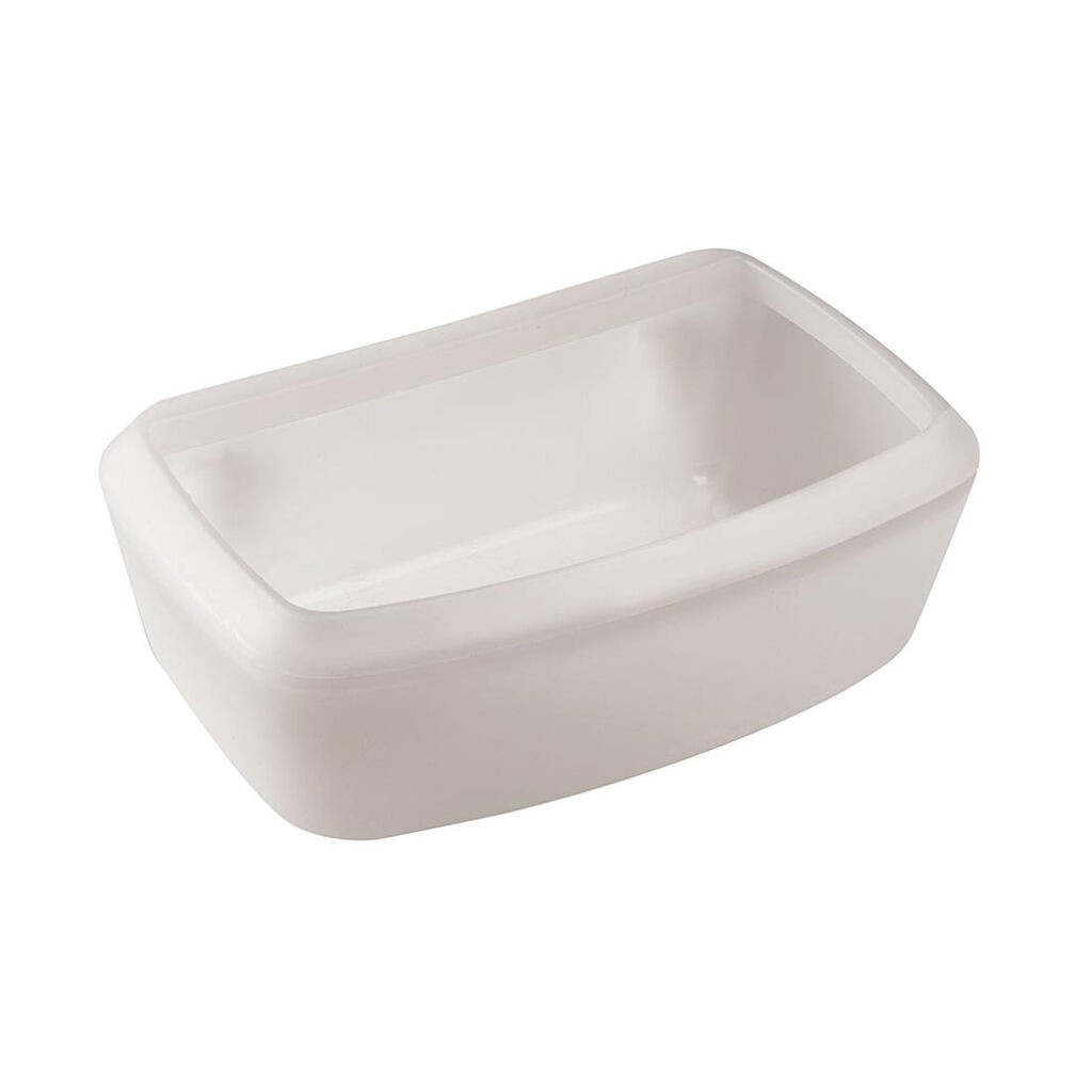 Ferplast Plastična posuda za vodu ili hranu CLIP 6902, 16x11x5.8 cm, 0.55 L, Bijela