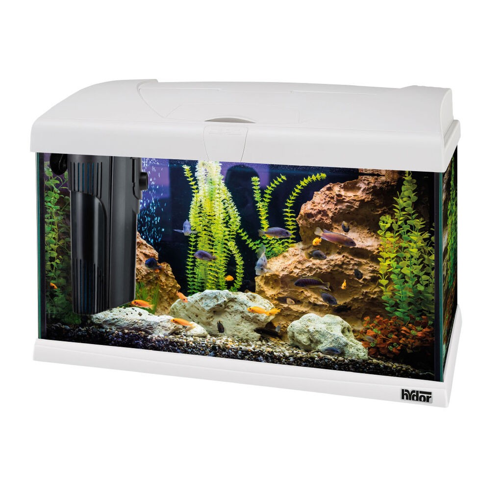 Ferplast LED akvarijum za ribu Capri 50, 52x27x36 cm, 40 L, Bijeli