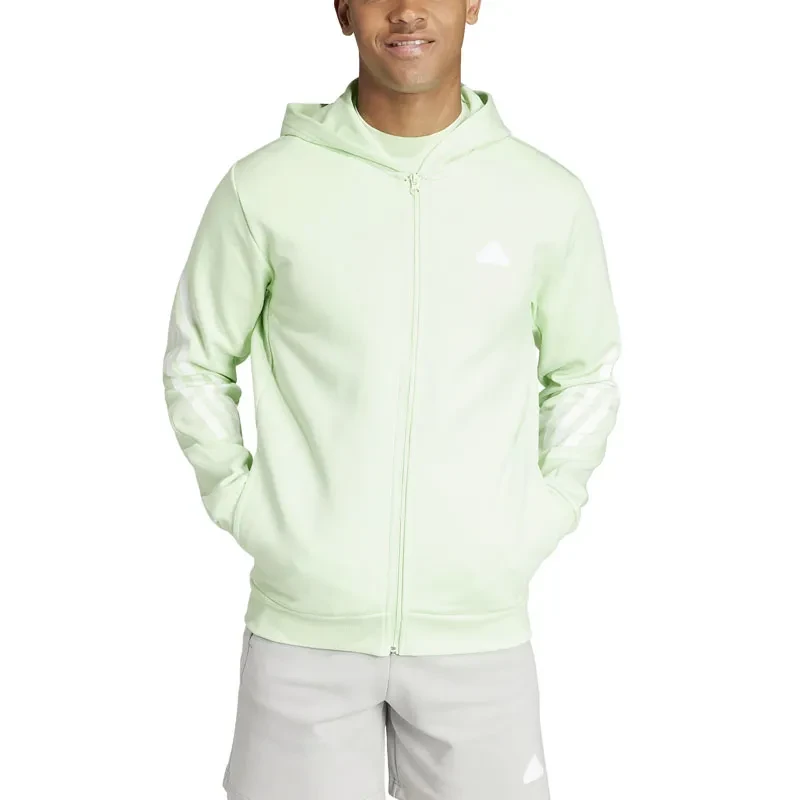 Adidas Muški duks M FI 3S FZ SEGRSP, Zeleni