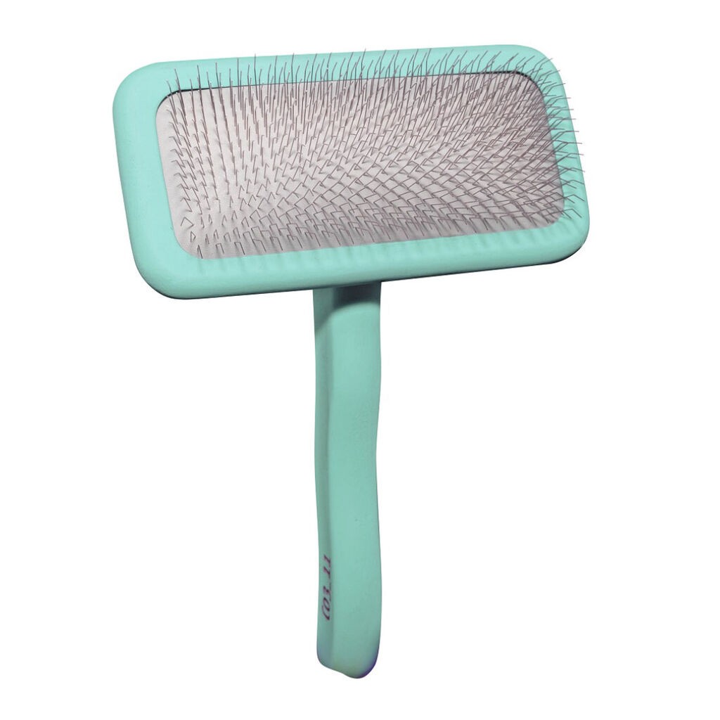 Tauro Pro line Četka drvena pravougaonog oblika zubi 11 mm za pse, 12x17.8 cm, Menta