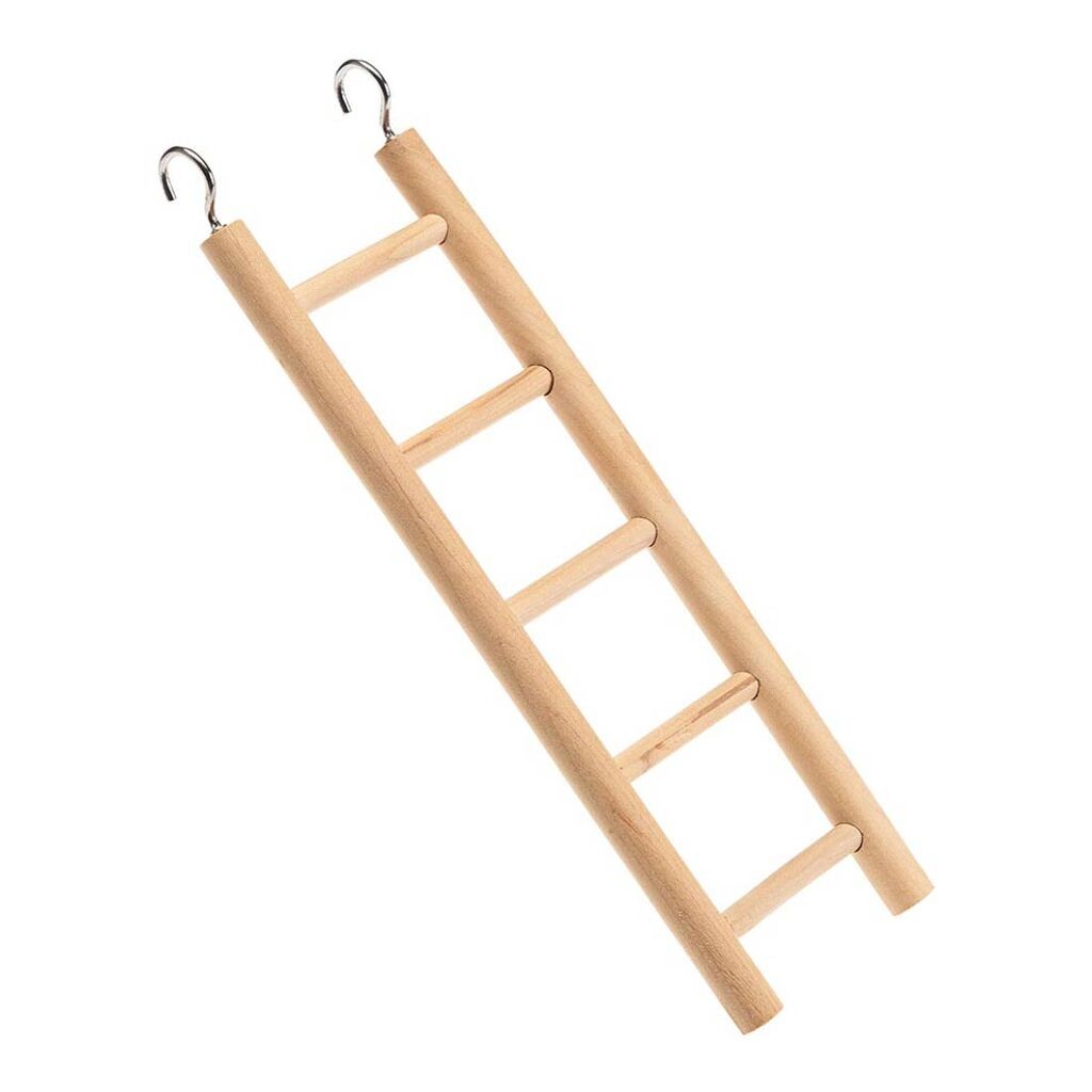 Frplast Drvene merdevine za papagaje sa 5 stepenica PA 4002, 22.8 cm