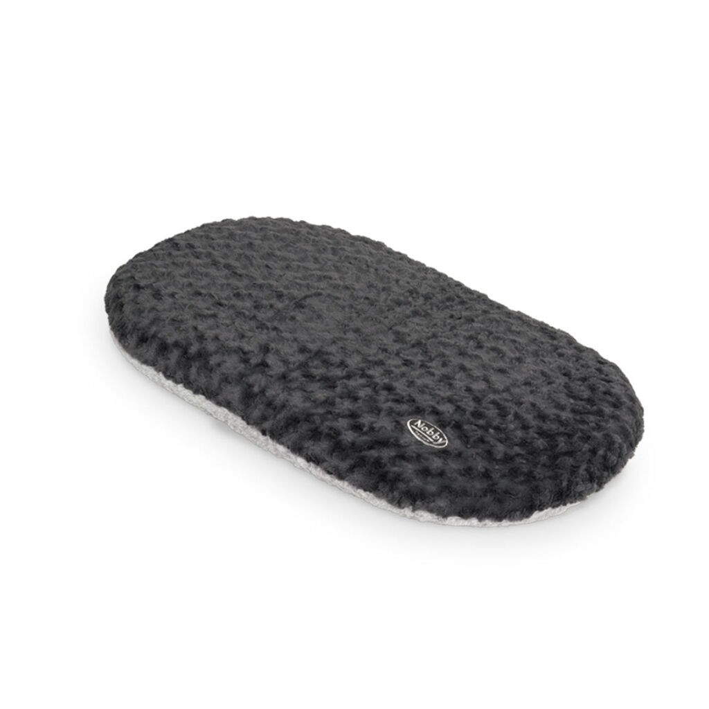 Nobby Ovalna ležaljka za mačke Seoli, 80x49 cm, Tamnosiva