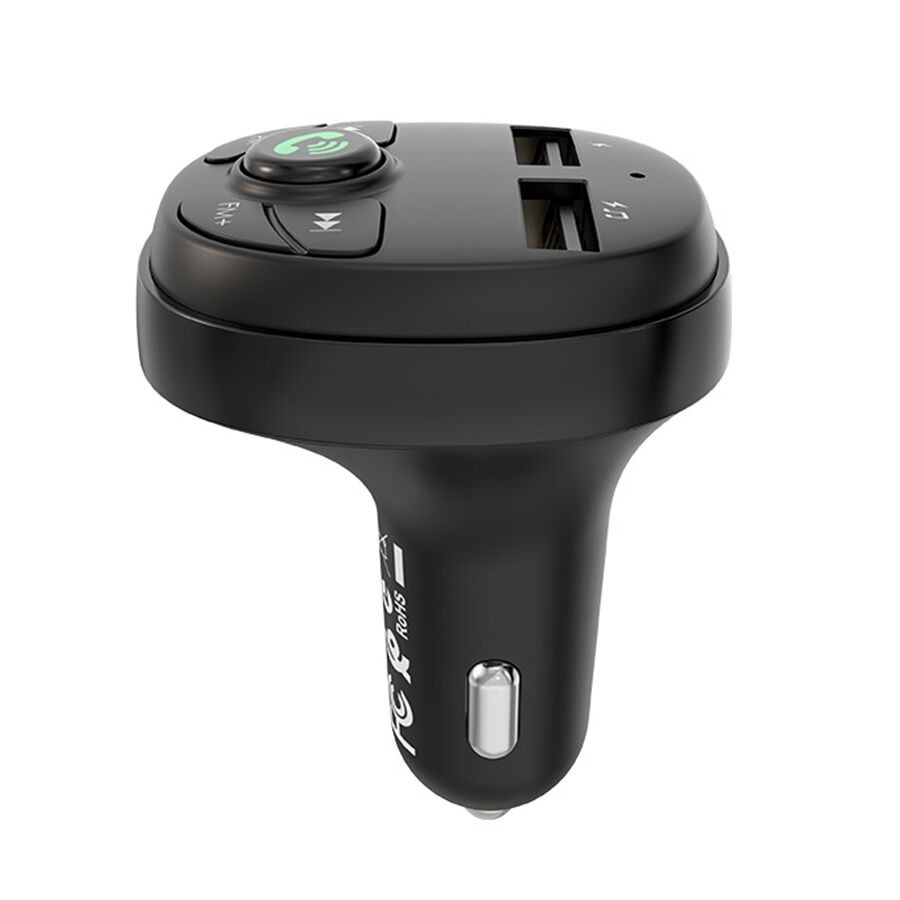 Borofone Bluetooth FM transmiter sa USB punjačem BC26, Crni