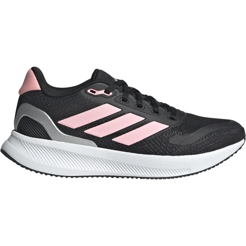 Adidas Patike za djevojčice Runfalcon 5 J CBLACK/PINSPA/SILVMT, Crne