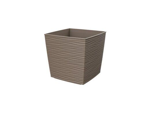 Saksija Finesa kvadrat, 30x30x29, Smeđe boje