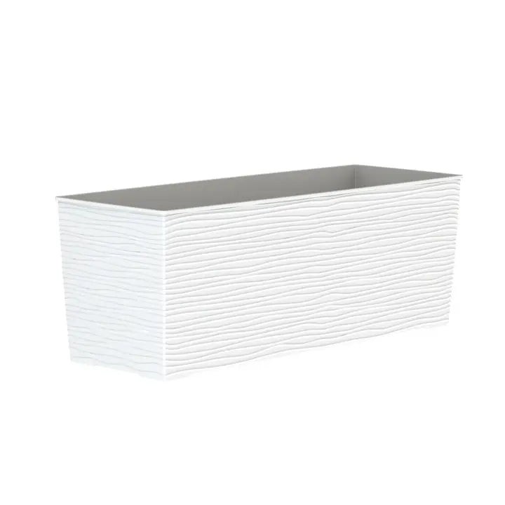 Fora Žardinjera Aurora, 80 x 30 x 29 cm, bijele boje