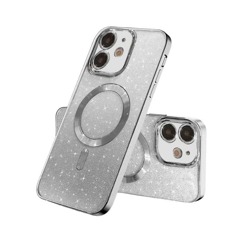 MagSafe maska za mobilni telefon iPhone 13 Pro Glitter, Srebrna boja