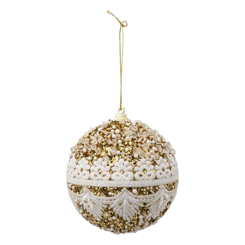 Atmosphera Ukras za jelku, Kugla 8 cm, zlatne boje