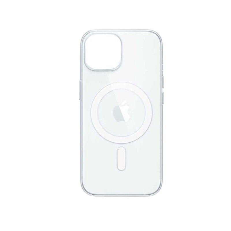 Magsafe maska za mobilni telefon iPhone 15 Pro, Silikonska, Providna