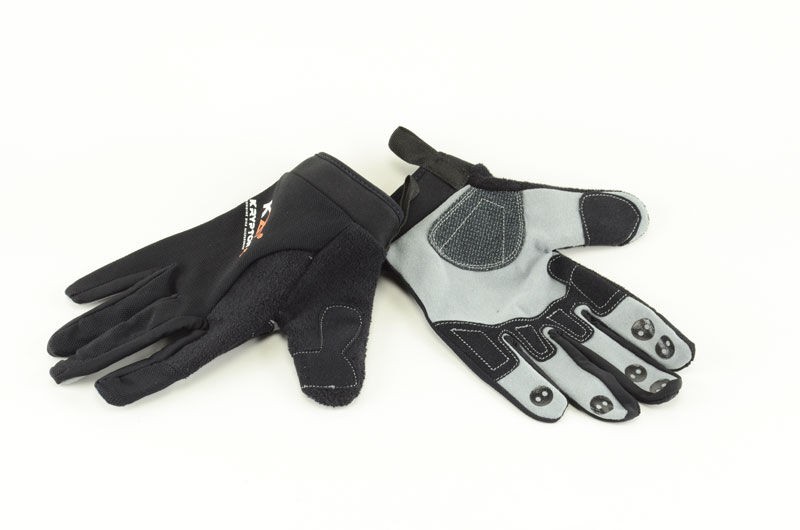 KryptonX Biciklističke rukavice Fine Grip-Road/MTB/City, Crno-sive