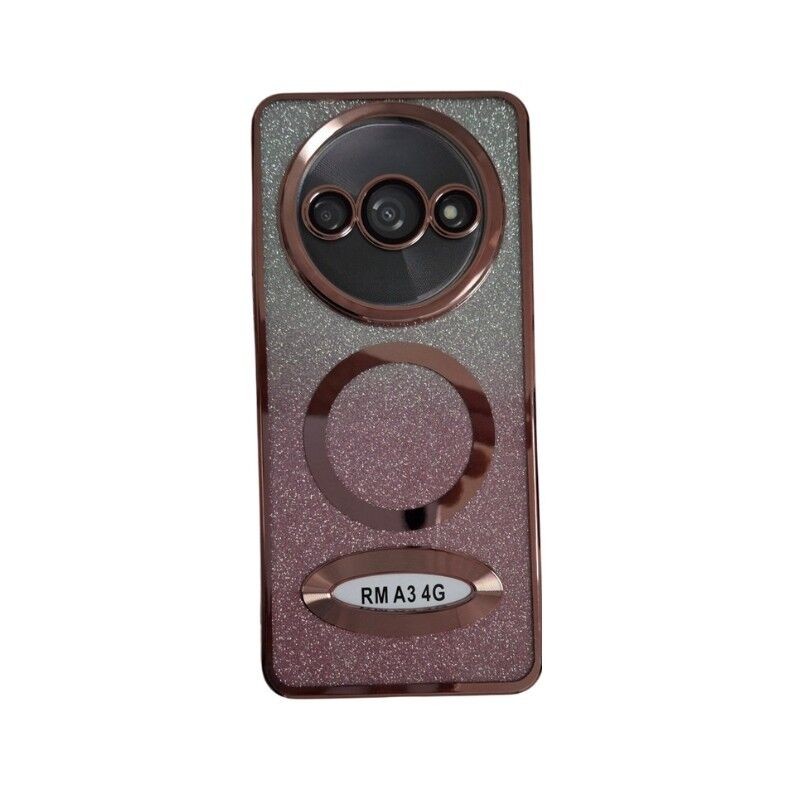 MagSafe maska za mobilni telefon Redmi Redmi A3 Glitter, Roze