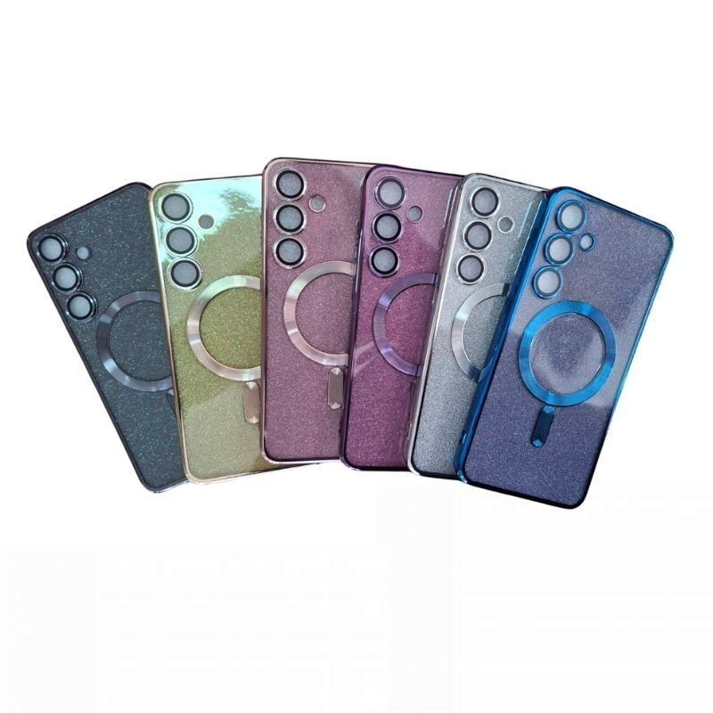 MagSafe maska za mobilni telefon Samsung A05s Glitter, Crna